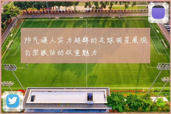帅气逼人实力超群的足球明星展现打架狠劲的双重魅力