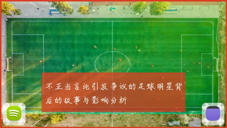 不正当言论引发争议的足球明星背后的故事与影响分析